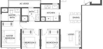 the-hill-at-one-north-floor-plan-3-bedroom-3b-5-singapore